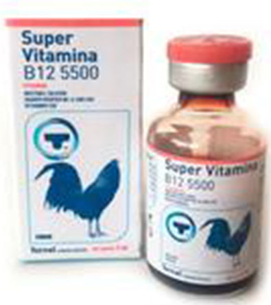 Super Vitamina B12 5500 Gallos, 5 ml