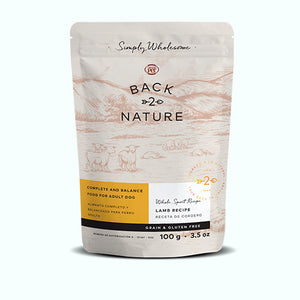 Back 2 Nature Alimento húmedo para perros: Receta de Cordero 100 gr