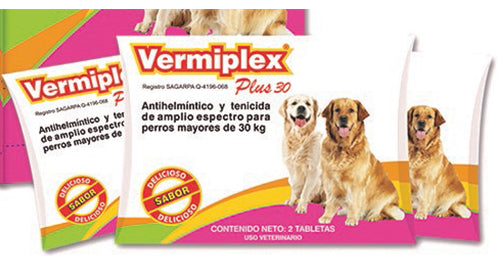 Vermiplex Plus 30 kg 2 Tabs